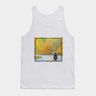 Motorcycles and Autumn Tank Top